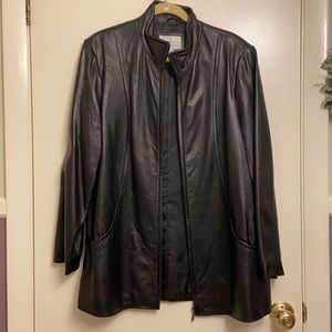 Worthington Lambskin Leather Jacket.